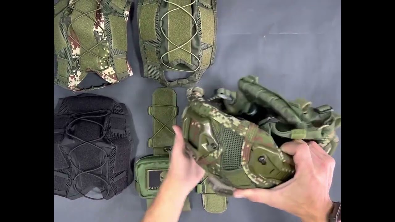barbuquejo casco militar
