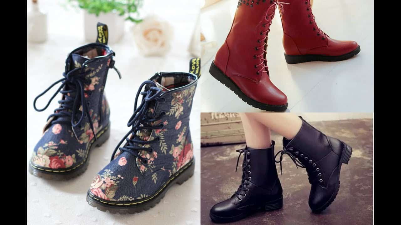 botin militar charol