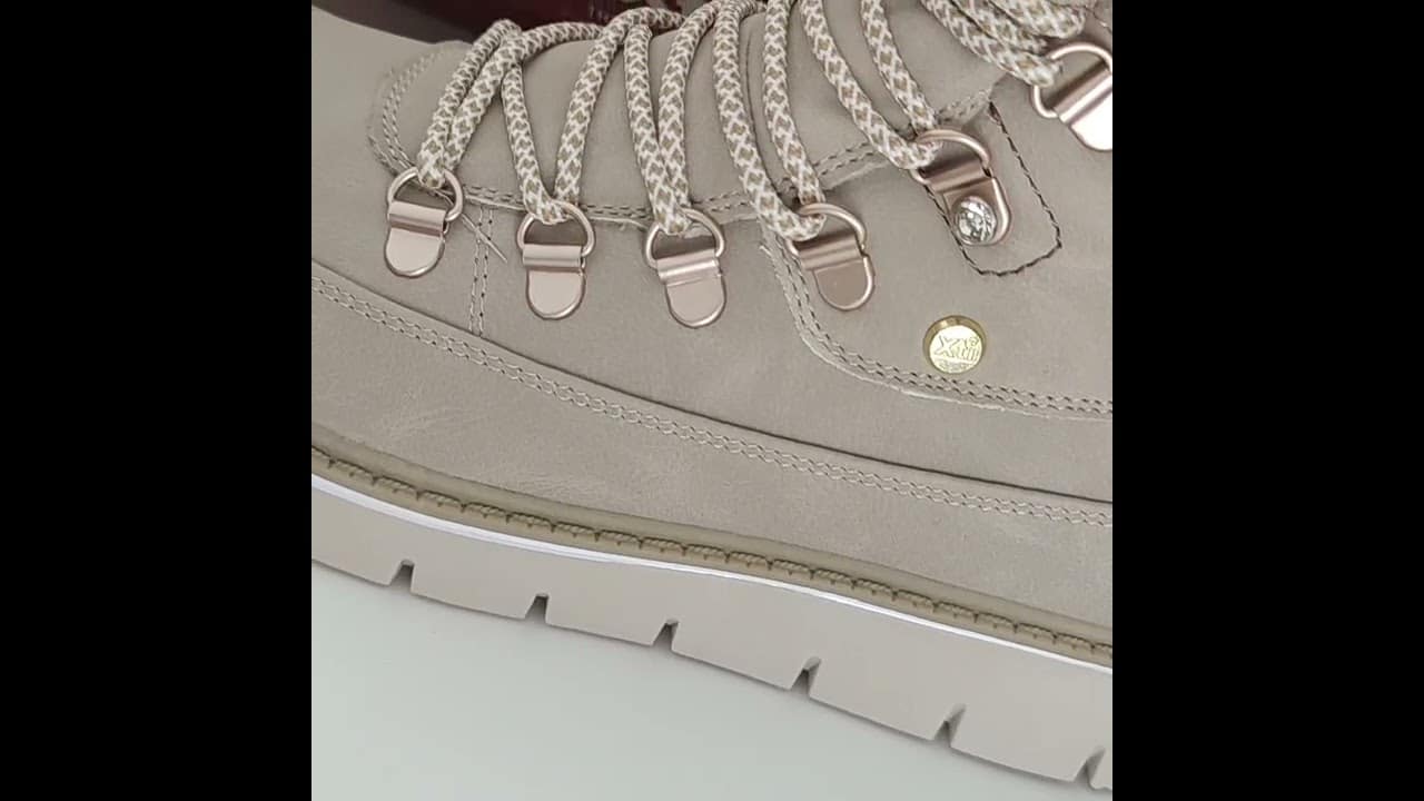 botines militar beige