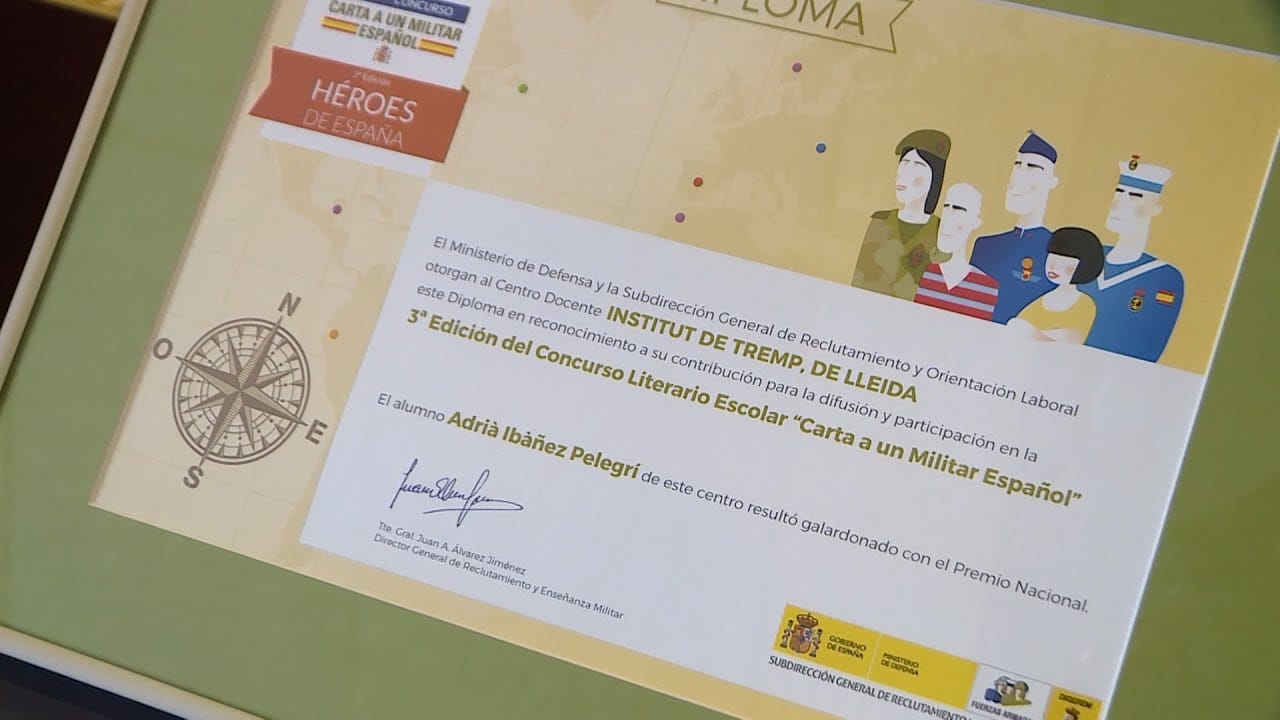 carta a un militar espaÃ±ol ejemplo