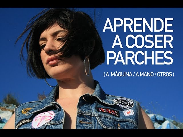 chaqueta militar con parches mujer