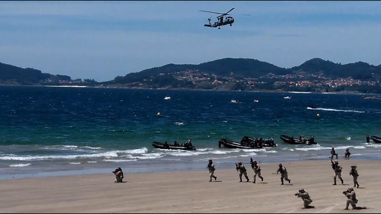 desembarco militar samil