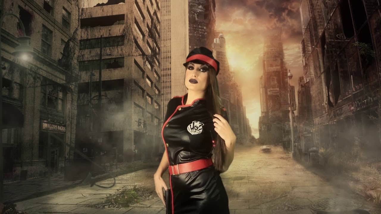 militar mujer disfraz