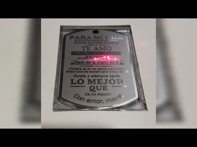 placa militar grabada
