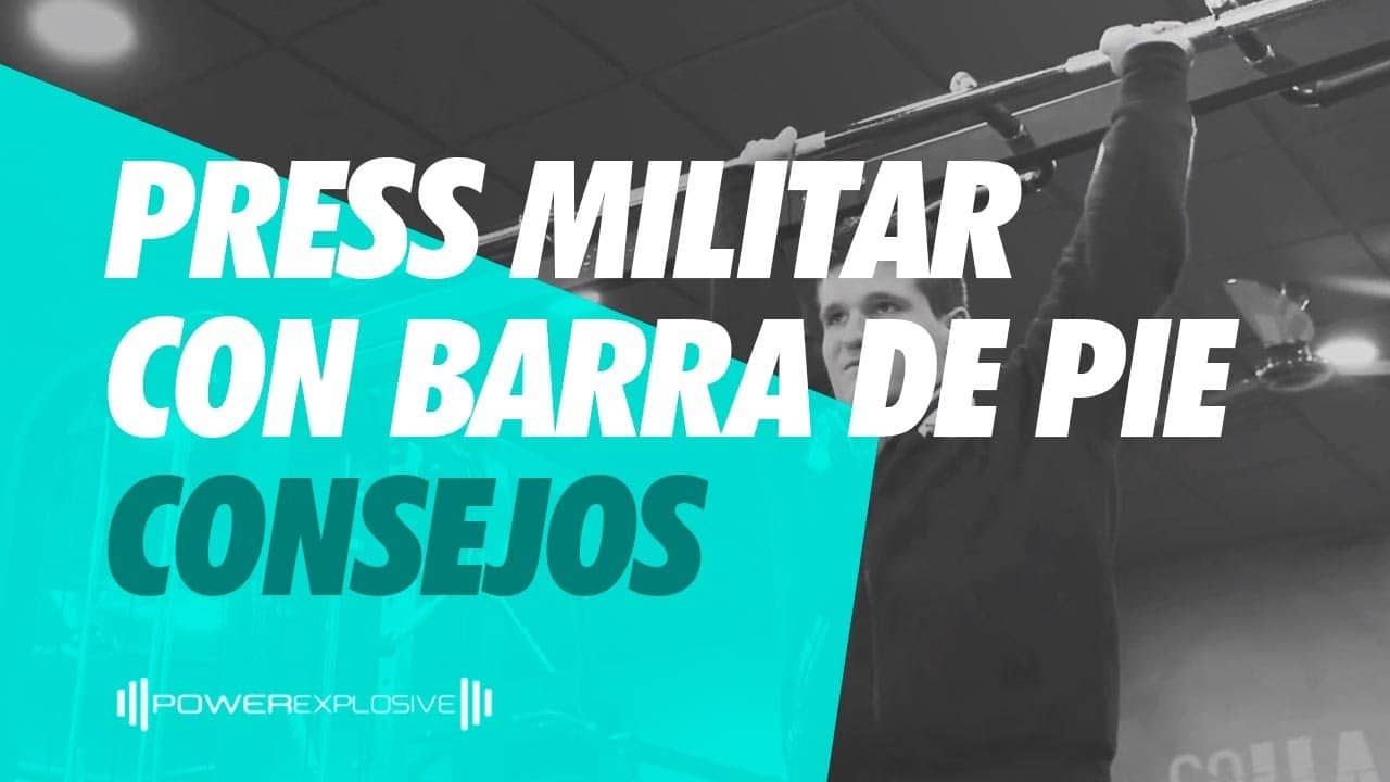 press militar con barra