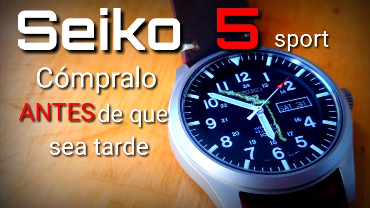 seiko 5 sport militar