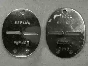 Medalla de Identidad del Ejército Español Guerra Civil