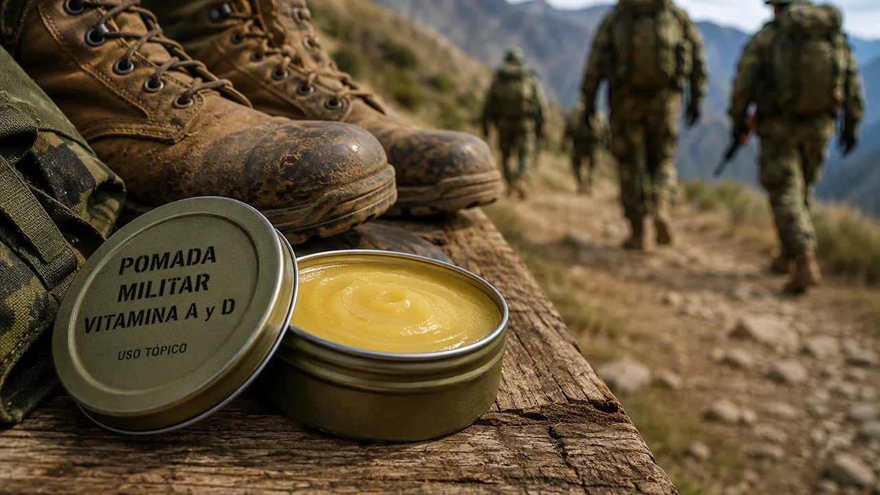 Pomada militar de vitamina A y D: usos en marchas, rozaduras y cuidado de los pies 9 Pomada militar de vitamina A y D: usos en marchas, rozaduras y cuidado de los pies
