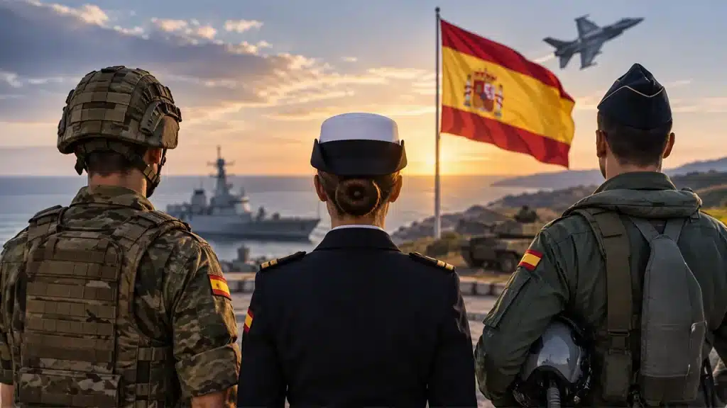 Miembros de las Fuerzas Armadas españolas de Tierra, Armada y Aire